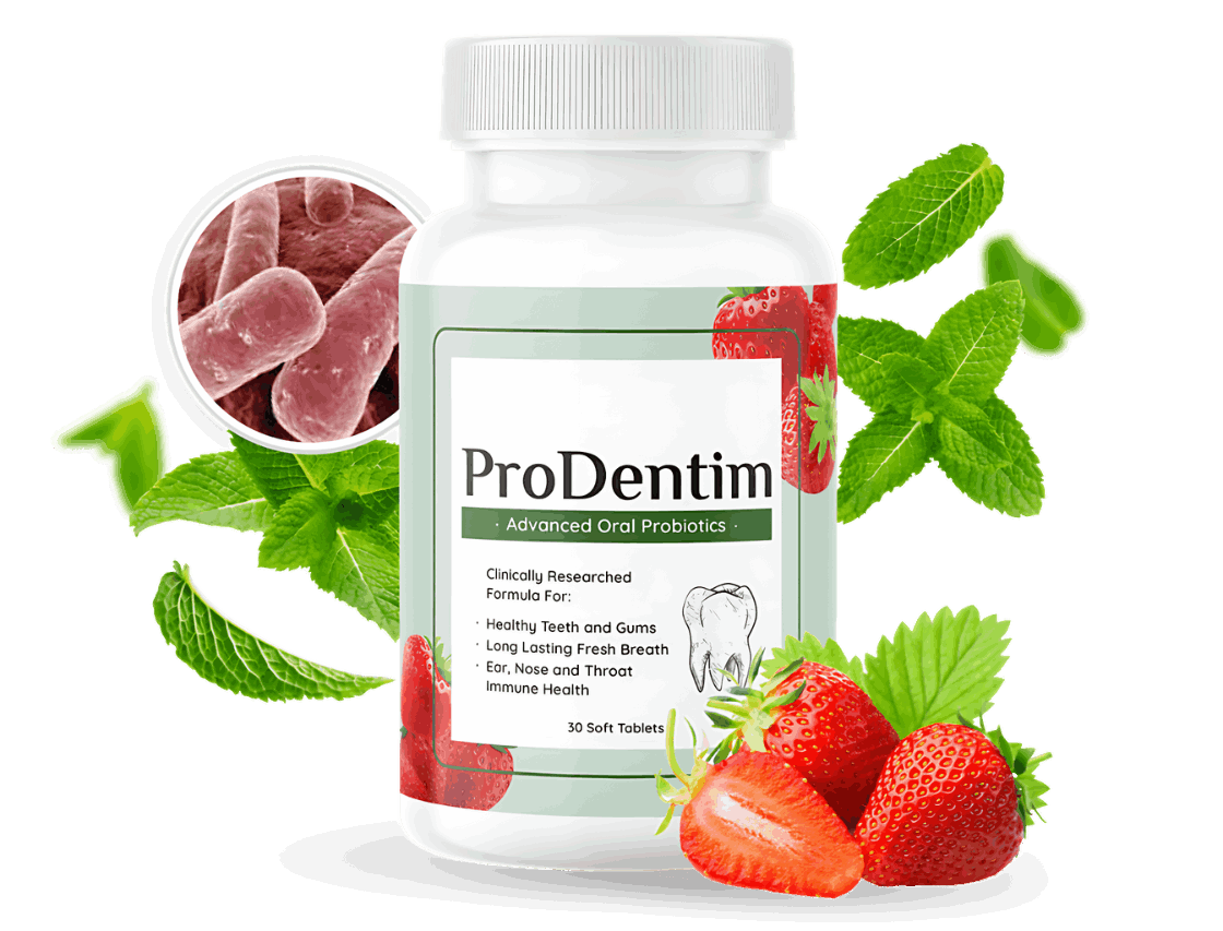 ProDentim Probiotic Dental Supplement Official Bottle